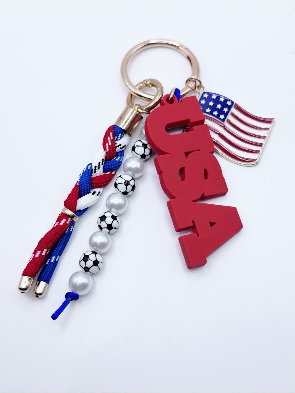 World Cup 2026 Soccer Keychain | USA Soccer Fan Gift | Football Lover Accessory